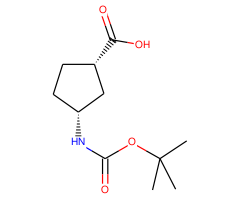 (1S,3R)-3-((tert-Butoxycarbonyl)amino)cyclopentanecarboxylic acid