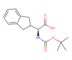 (S)-2-((tert-Butoxycarbonyl)amino)-2-(2,3-dihydro-1H-inden-2-yl)acetic acid