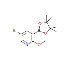 5-Bromo-2-methoxy-3-(4,4,5,5-tetramethyl-1,3,2-dioxaborolan-2-yl)pyridine