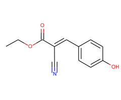 (E)-Ethyl 2-cyano-3-(4-hydroxyphenyl)acrylate