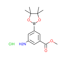 Methyl 3-amino-5-(4,4,5,5-tetramethyl-1,3,2-dioxaborolan-2-yl)benzoate hydrochloride