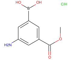 (3-Amino-5-(methoxycarbonyl)phenyl)boronic acid hydrochloride