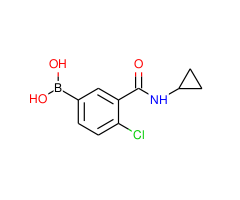 (4-Chloro-3-(cyclopropylcarbamoyl)phenyl)boronic acid