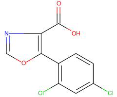 5-(2,4-Dichlorophenyl)oxazole-4-carboxylic acid