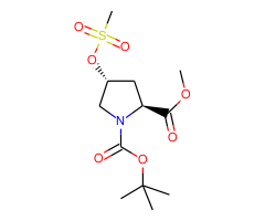 (2S,4R)-1-tert-Butyl 2-methyl 4-((methylsulfonyl)oxy)pyrrolidine-1,2-dicarboxylate