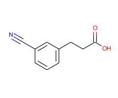 3-Cyanobenzenepropanoic acid