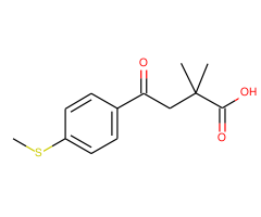 2,2-dimethyl-4-oxo-4-(4-thiomethylphenyl)butryic acid