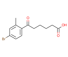6-(4-bromo-2-methylphenyl)-6-oxohexanoic acid