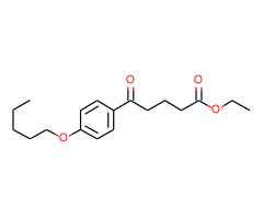 ethyl 5-oxo-5-(4-pentyloxyphenyl)valerate