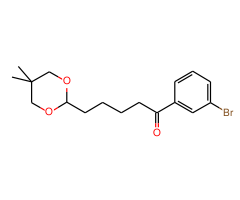 3'-bromo-5-(5,5-dimethyl-1,3-dioxan-2-yl)valerophenone