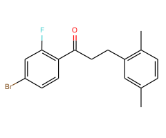 4'-bromo-3-(2,5-dimethylphenyl)-2'-fluoropropiophenone