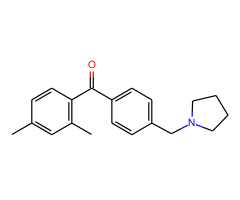 2,4-dimethyl-4'-pyrrolidinomethyl benzophenone