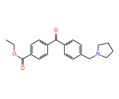 4-carboethoxy-4'-pyrrolidinomethyl benzophenone