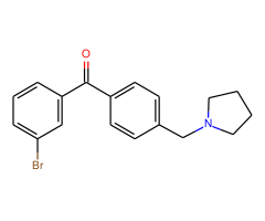 3-bromo-4'-pyrrolidinomethyl benzophenone