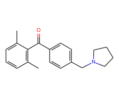 2,6-dimethyl-4'-pyrrolidinomethyl benzophenone