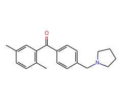 2,5-dimethyl-4'-pyrrolidinomethyl benzophenone