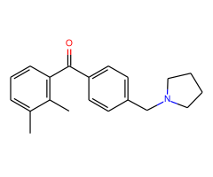 2,3-dimethyl-4'-pyrrolidinomethyl benzophenone