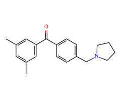 3,5-dimethyl-4'-pyrrolidinomethyl benzophenone