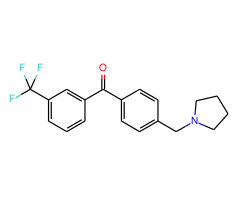 4'-pyrrolidinomethyl-3-trifluoromethylbenzophenone