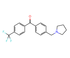 4-pyrrolidinomethyl-4'-trifluoromethylbenzophenone