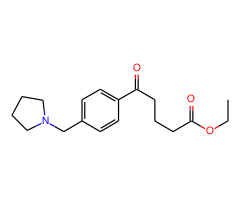 ethyl 5-oxo-5-[(4-pyrrolidinomthyl)phenyl]valerate