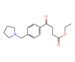 ethyl 4-oxo-4-[(4-pyrrolidinomthyl)phenyl]butyrate