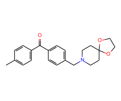 4'-[8-(1,4-dioxa-8-azaspiro[4.5]decyl)methyl]-4-methyl benzophenone