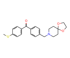4'-[8-(1,4-dioxa-8-azaspiro[4.5]decyl)methyl]-4-thiomethyl benzophenone