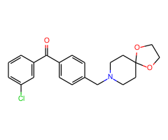 3-chloro-4'-[8-(1,4-dioxa-8-azaspiro[4.5]decyl)methyl]benozphenone