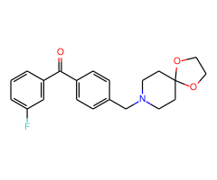 4'-[8-(1,4-dioxa-8-azaspiro[4.5]decyl)methyl]-3-fluorobenzophenone