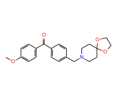 4'-[8-(1,4-dioxa-8-azaspiro[4.5]decyl)methyl]-4-methoxy benzophenone