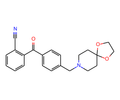 2-cyano-4'-[8-(1,4-dioxa-8-azaspiro[4.5]decyl)methyl]benzophenone