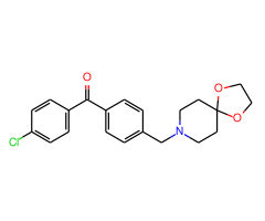 4-chloro-4'-[8-(1,4-dioxa-8-azaspiro[4.5]decyl)methyl]benozphenone