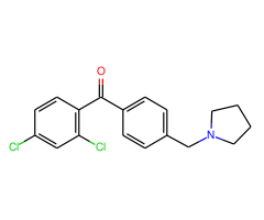 2,4-dichloro-4'-pyrrolidinomethyl benzophenone