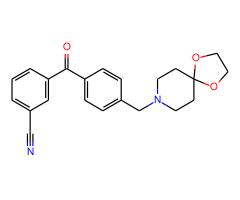 3-cyano-4'-[8-(1,4-dioxa-8-azaspiro[4.5]decyl)methyl]benzophenone