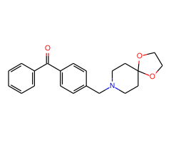 4-[8-(1,4-dioxa-8-azaspiro[4.5]decyl)methyl]benzophenone