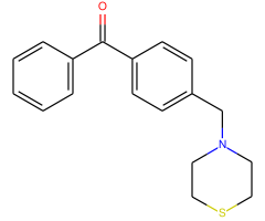 4-(thiomorpholinomethyl)benzophenone