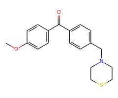 4-methoxy-4'-thiomorpholinomethyl benzophenone