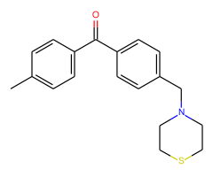 4-methyl-4'-thiomorpholinomethyl benzophenone