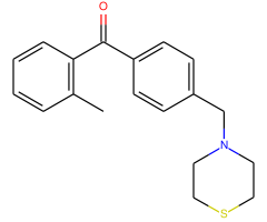 2-methyl-4'-thiomorpholinomethyl benzophenone