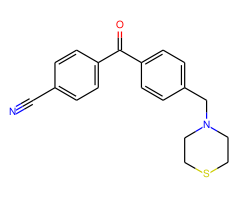 4-cyano-4'-thiomorpholinomethyl benzophenone