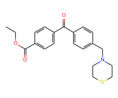 4-carboethoxy-4'-thiomorpholinomethyl benzophenone