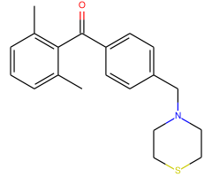 2,6-dimethyl-4'-thiomorpholinomethyl benzophenone