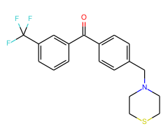 4'-thiomorpholinomethyl-3-trifluoromethylbenzophenone