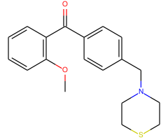 2-methoxy-4'-thiomorpholinomethyl benzophenone