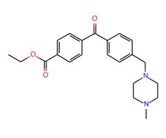 4-carboethoxy-4'-(4-methylpiperazinomethyl) benzophenone