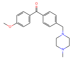4-methoxy-4'-(4-methylpiperazinomethyl) benzophenone
