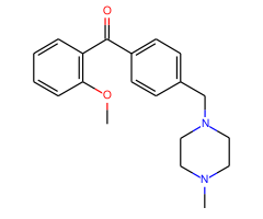 2-methoxy-4'-(4-methylpiperazinomethyl) benzophenone