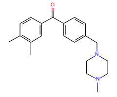 3,4-dimethyl-4'-(4-methylpiperazinomethyl) benzophenone