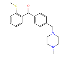 4'-(4-methylpiperazinomethyl)-2-thiomethylbenzophenone